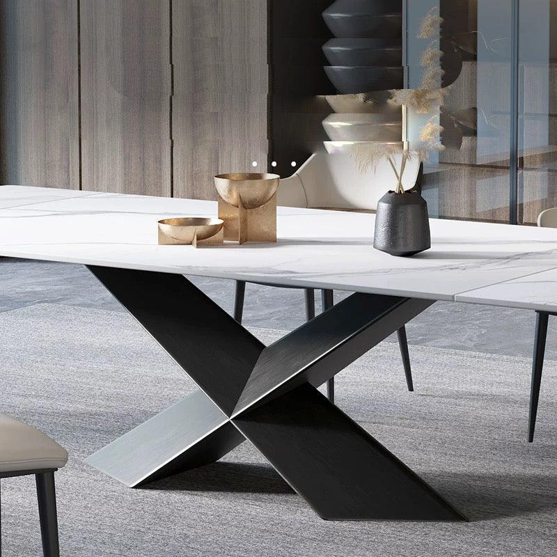 home-atelier-f31a Matt Extendable Dining Table