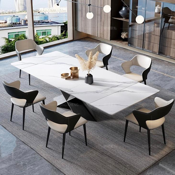 home-atelier-f31a Matt Extendable Dining Table