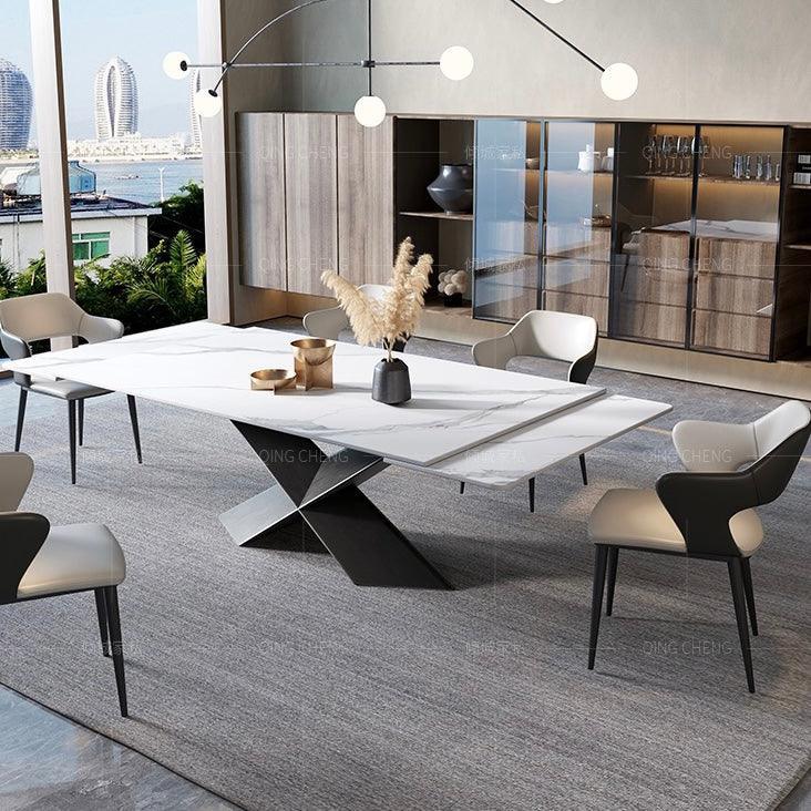home-atelier-f31a Matt Extendable Dining Table