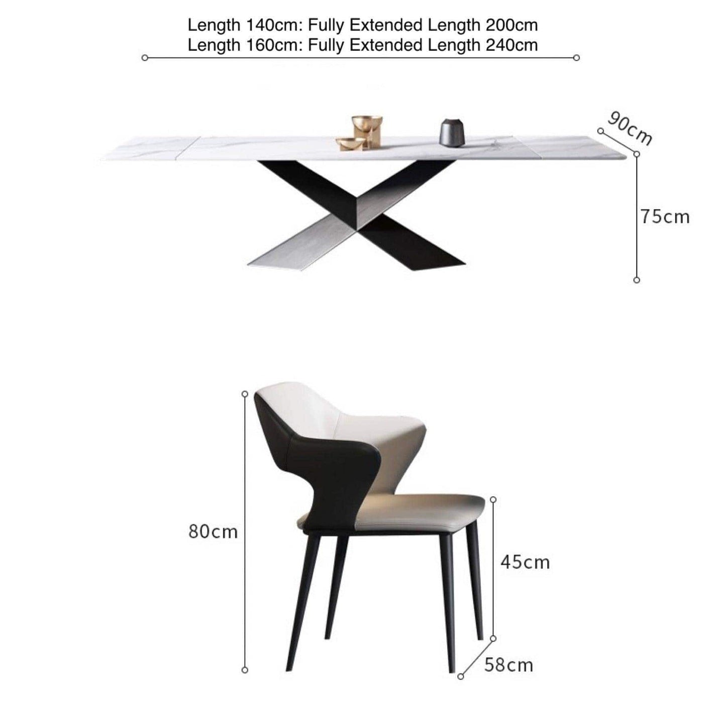 home-atelier-f31a Matt Extendable Dining Table