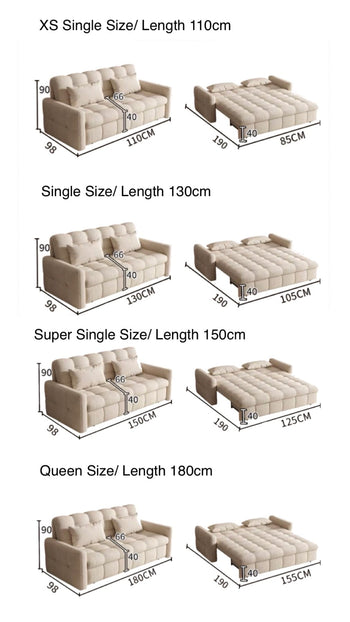 home-atelier-f31a Megan Electric Sofa Bed