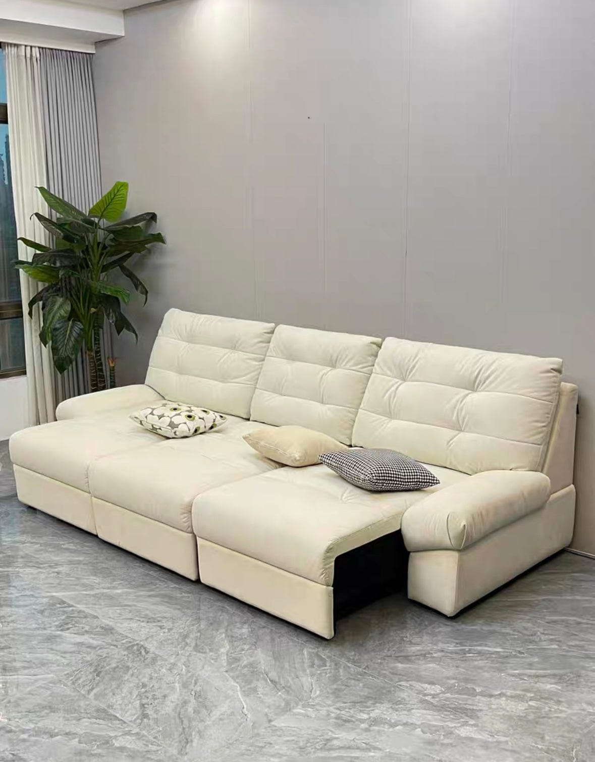 home-atelier-f31a Melia Scratch Resistant Electric Sofa Bed