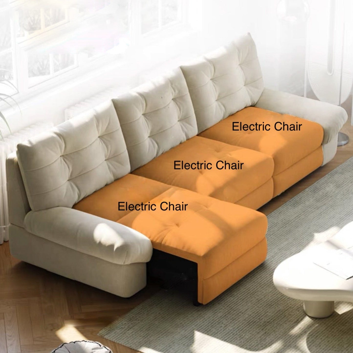 home-atelier-f31a Melia Scratch Resistant Electric Sofa Bed
