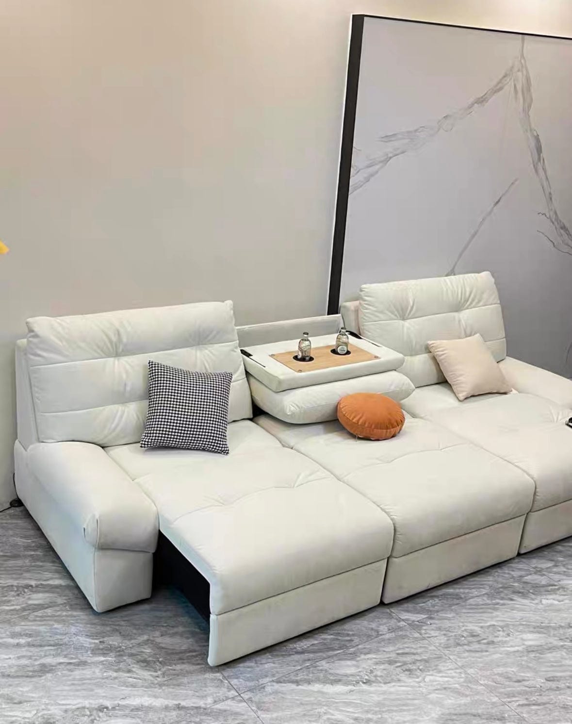 home-atelier-f31a Melia Scratch Resistant Electric Sofa Bed