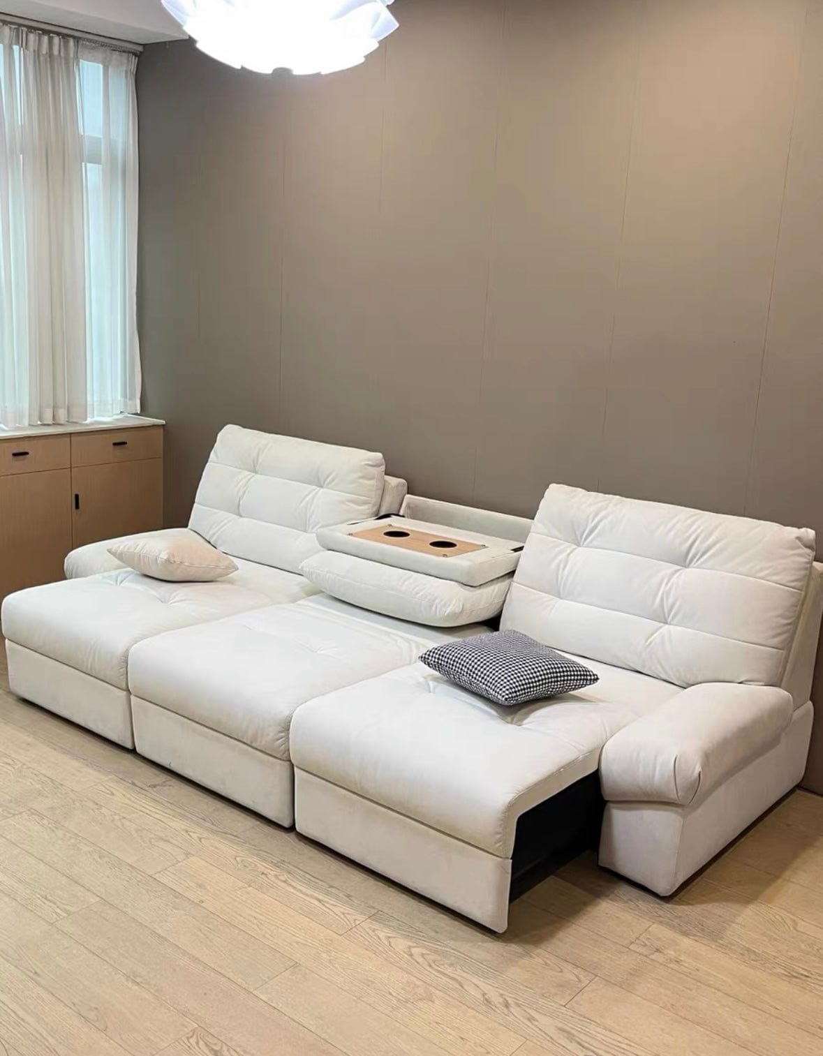 home-atelier-f31a Melia Scratch Resistant Electric Sofa Bed