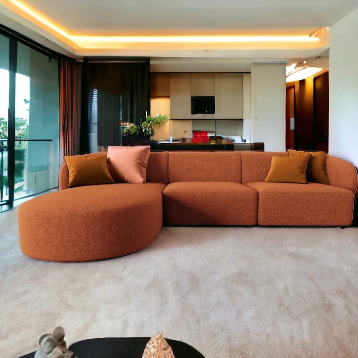 home-atelier-f31a Milano Sectional Sofa