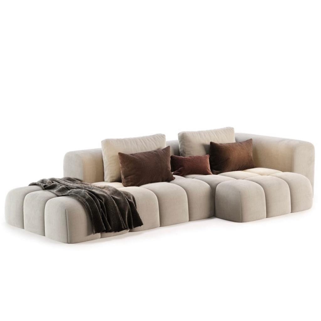home-atelier-f31a Mira Performance Boucle Side Chaise Sofa
