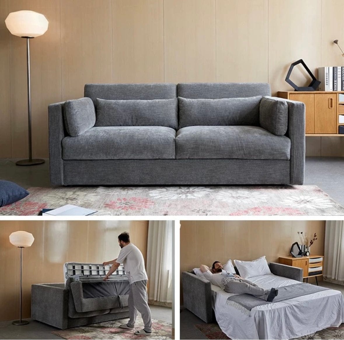 home-atelier-f31a Mitchell Foldable Sofa Bed