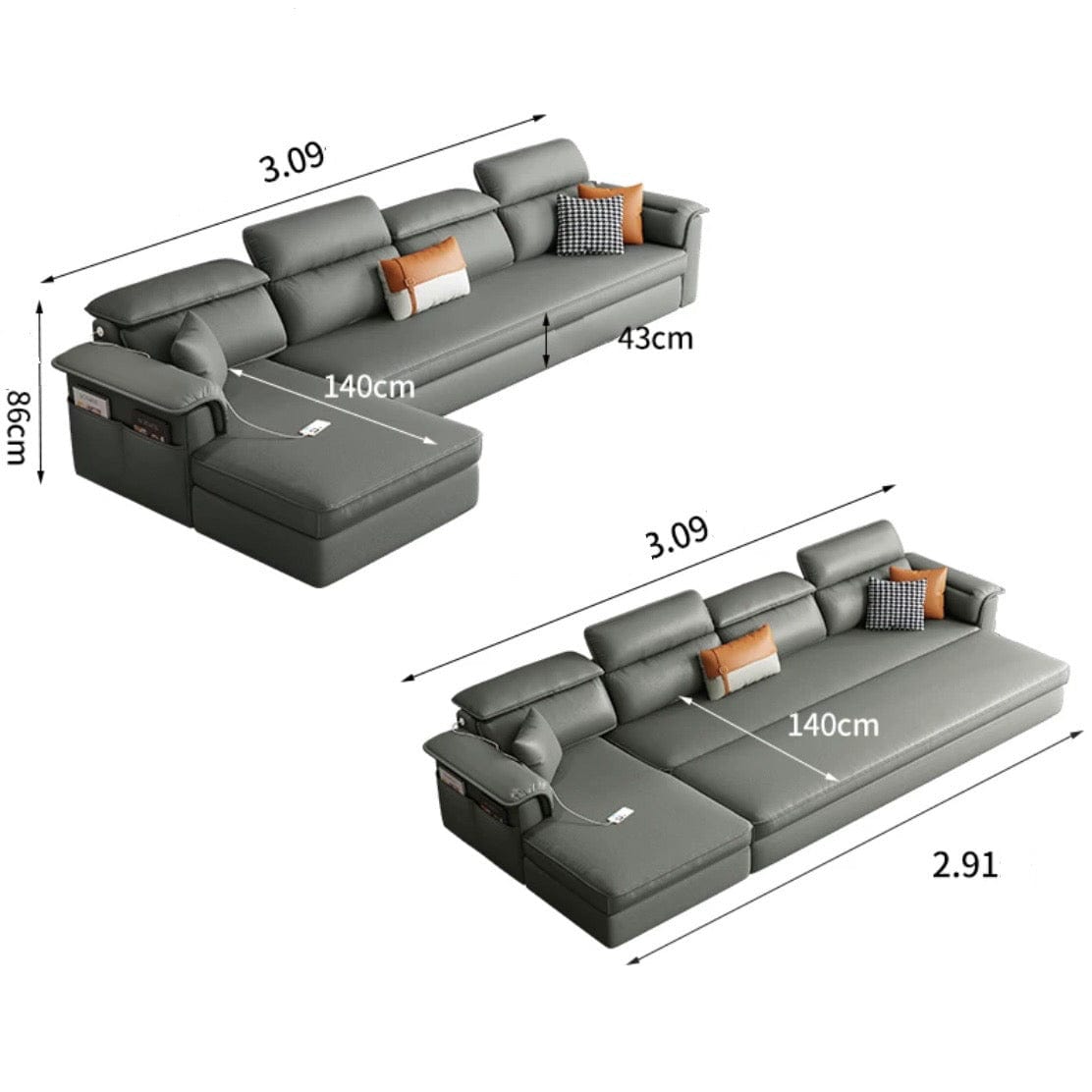 home-atelier-f31a Noelle Sofa Bed