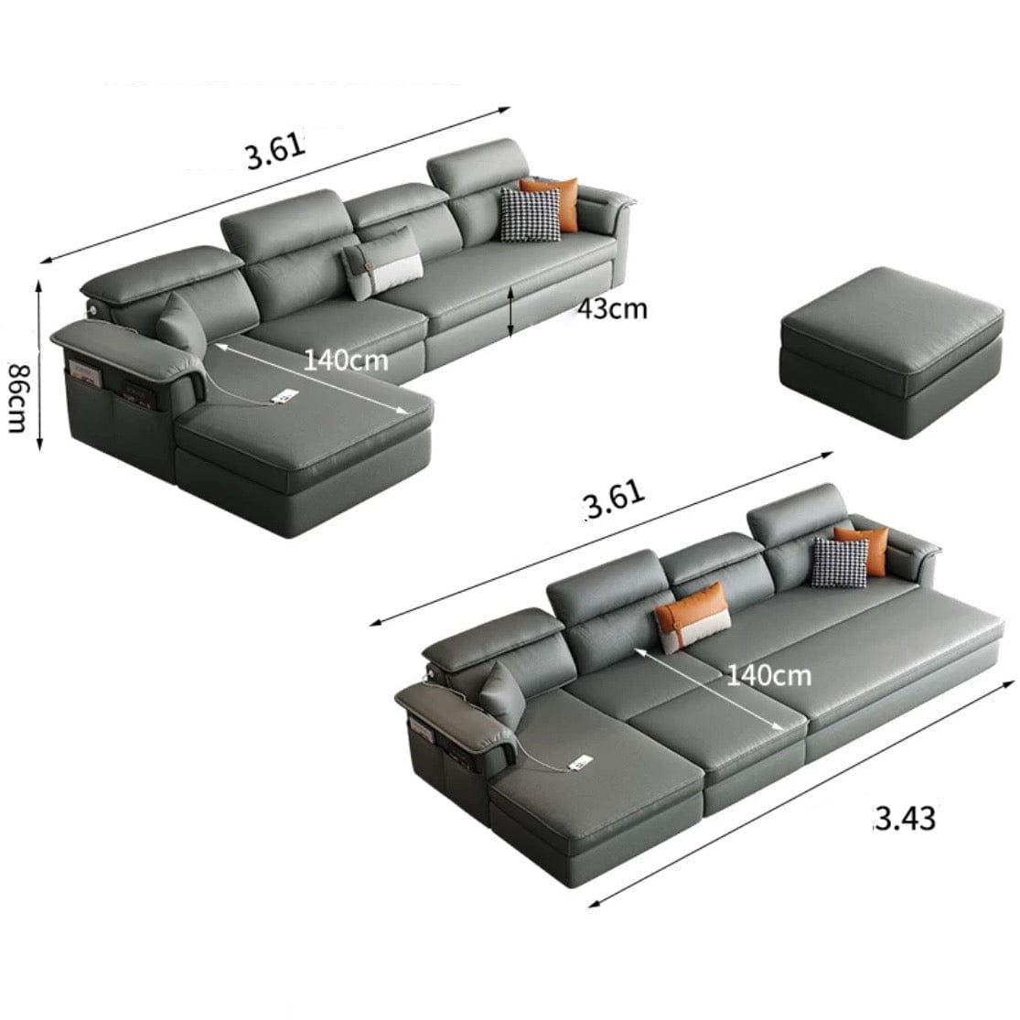 home-atelier-f31a Noelle Sofa Bed