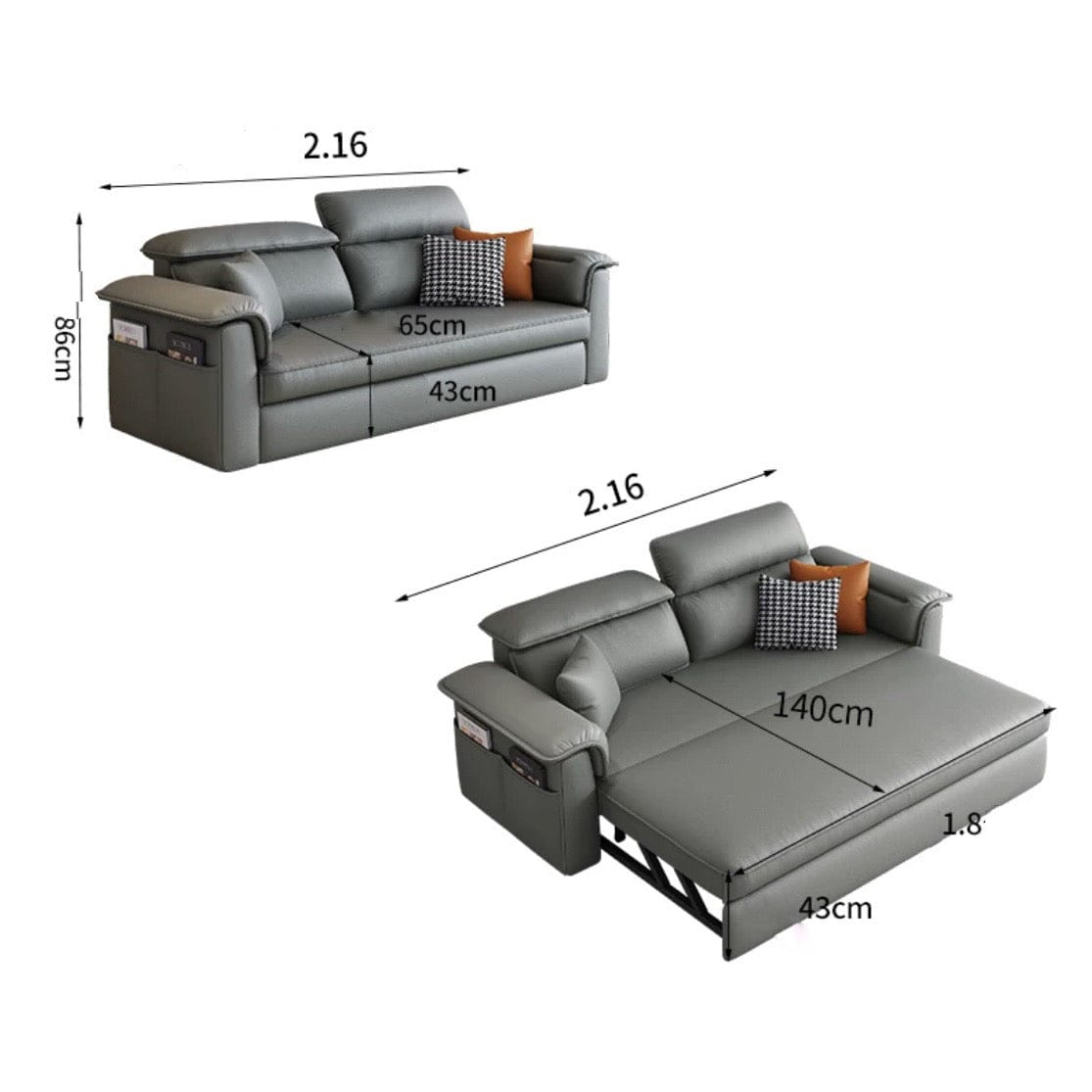 home-atelier-f31a Noelle Sofa Bed