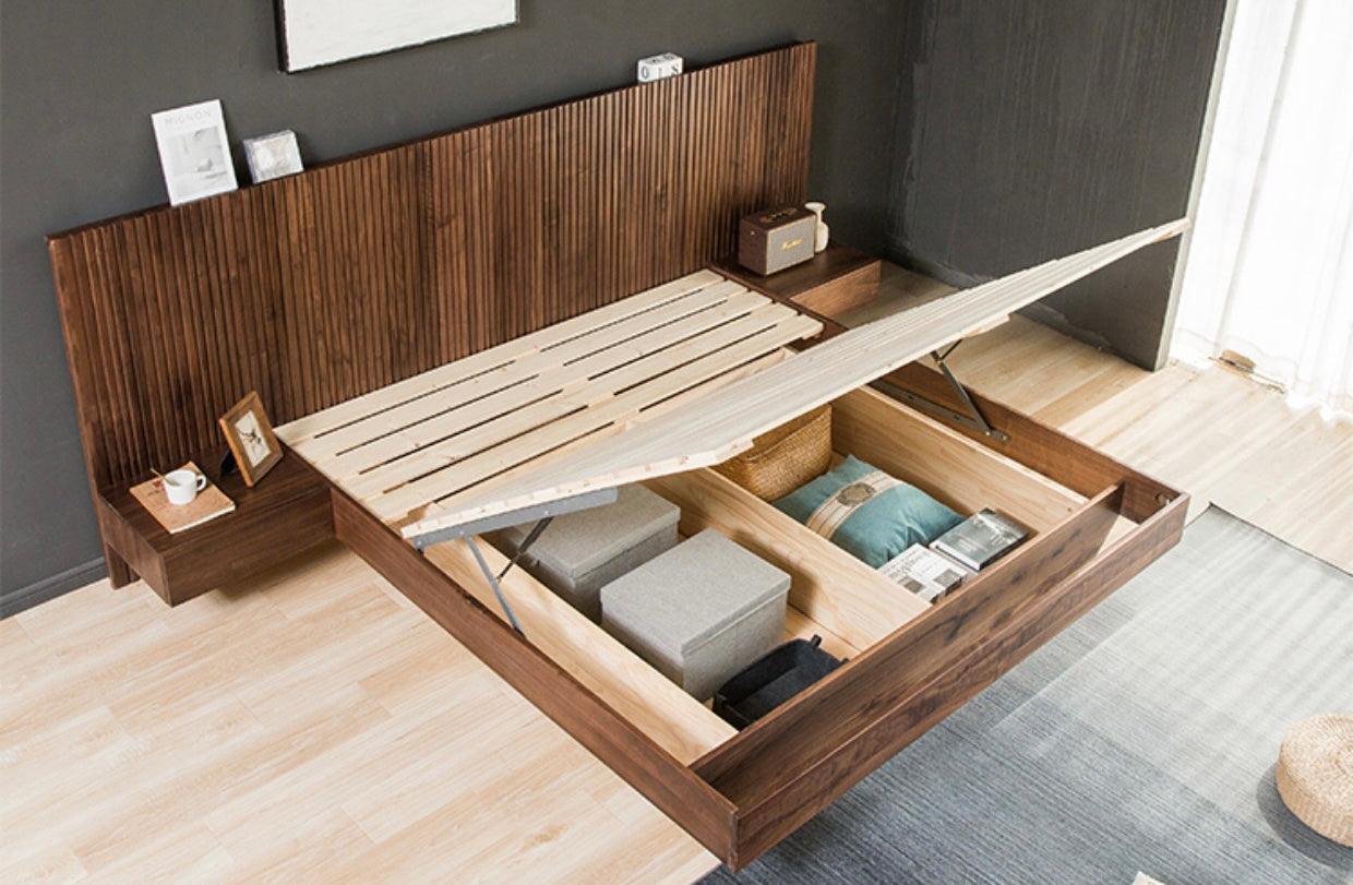 home-atelier-f31a Odell Bed Frame with Bedside Tables