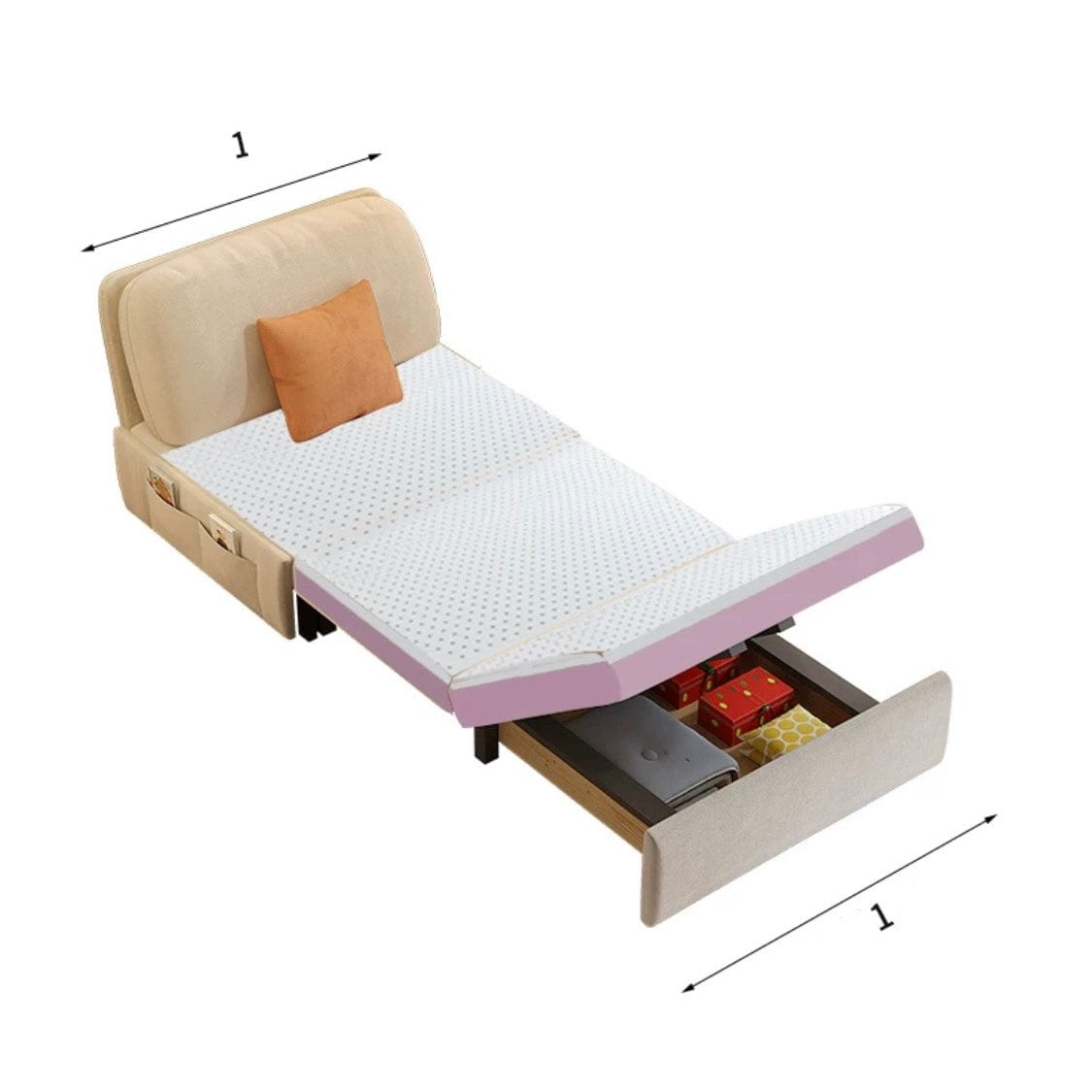 home-atelier-f31a Perry Sofa Bed