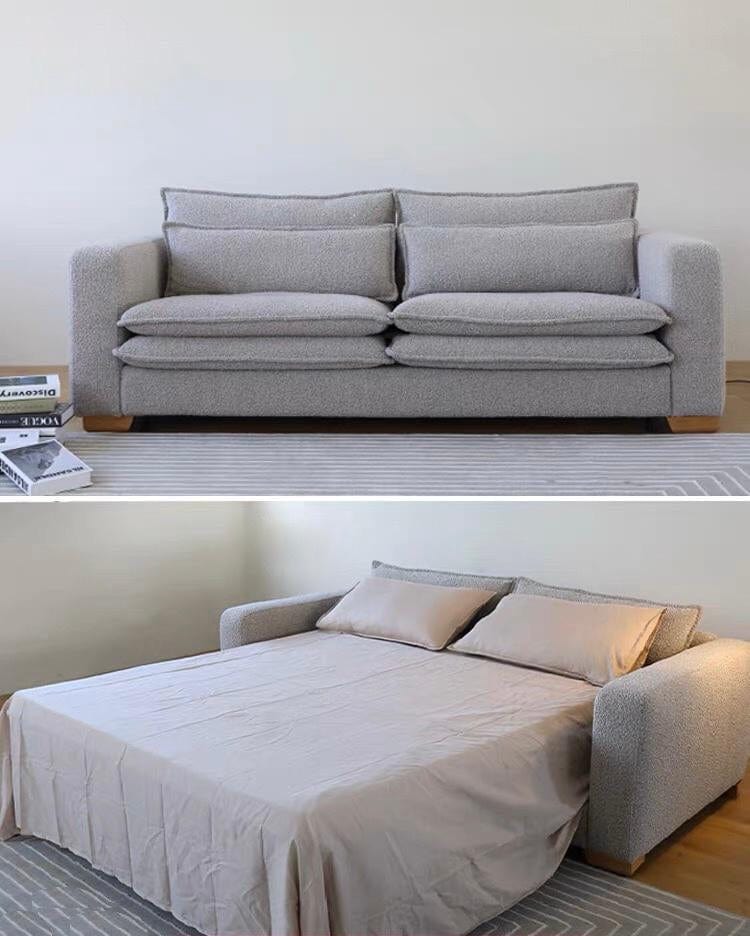 home-atelier-f31a Rae Boucle Foldable Sofa Bed