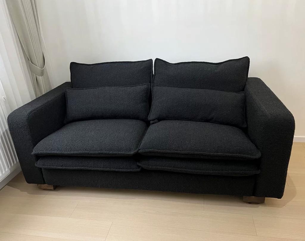 home-atelier-f31a Rae Boucle Foldable Sofa Bed