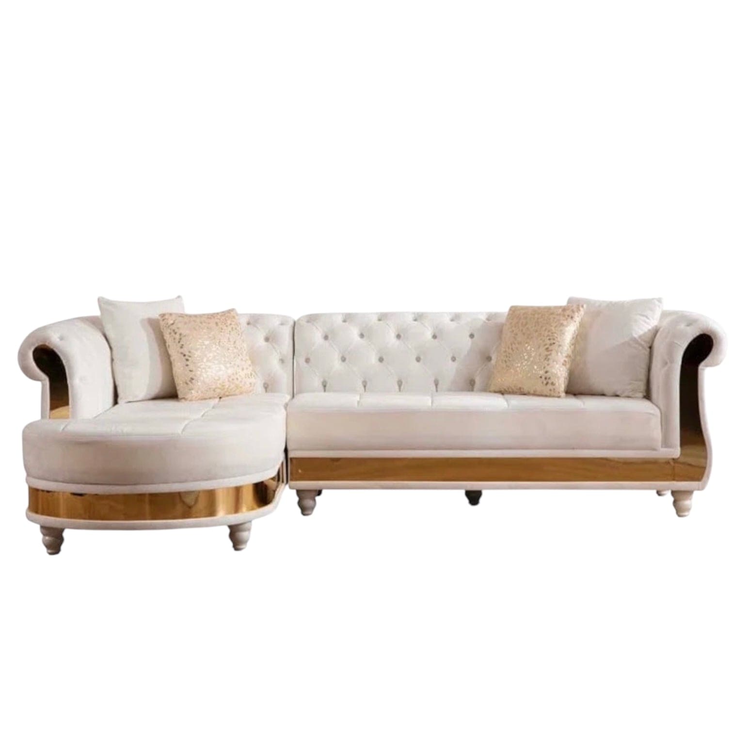 home-atelier-f31a Raul Leather Tufted Chesterfield Sofa