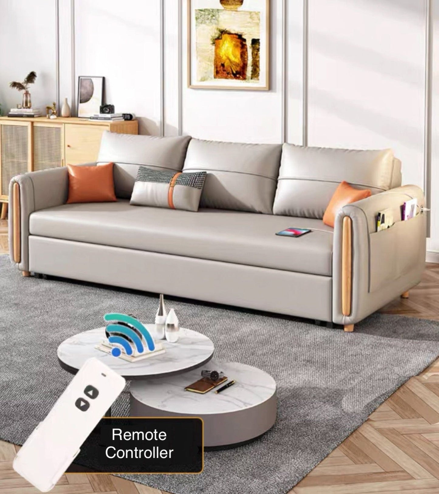 home-atelier-f31a Raven Electric Sofa Bed
