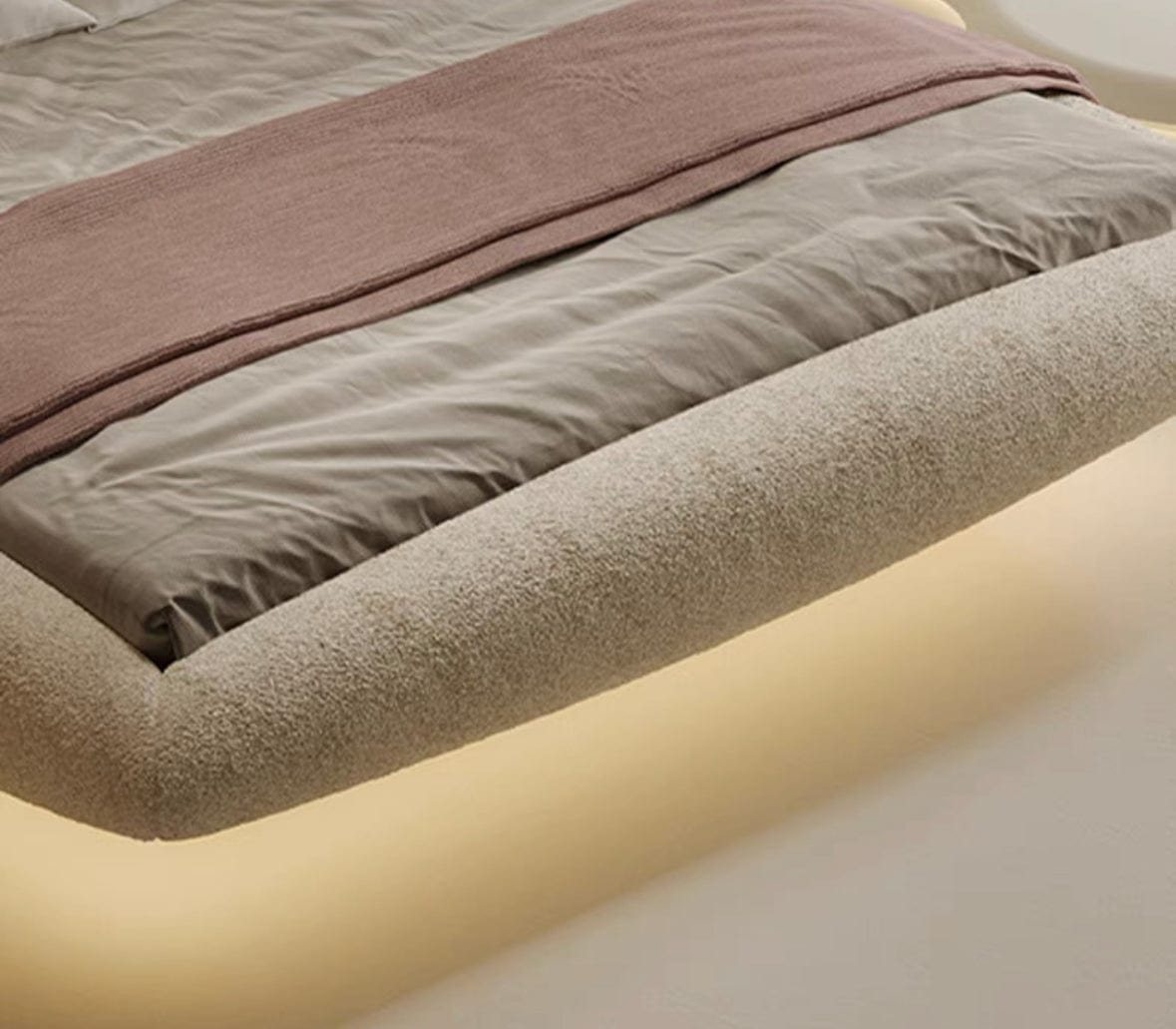 home-atelier-f31a Ria Boucle Floating Bed Frame