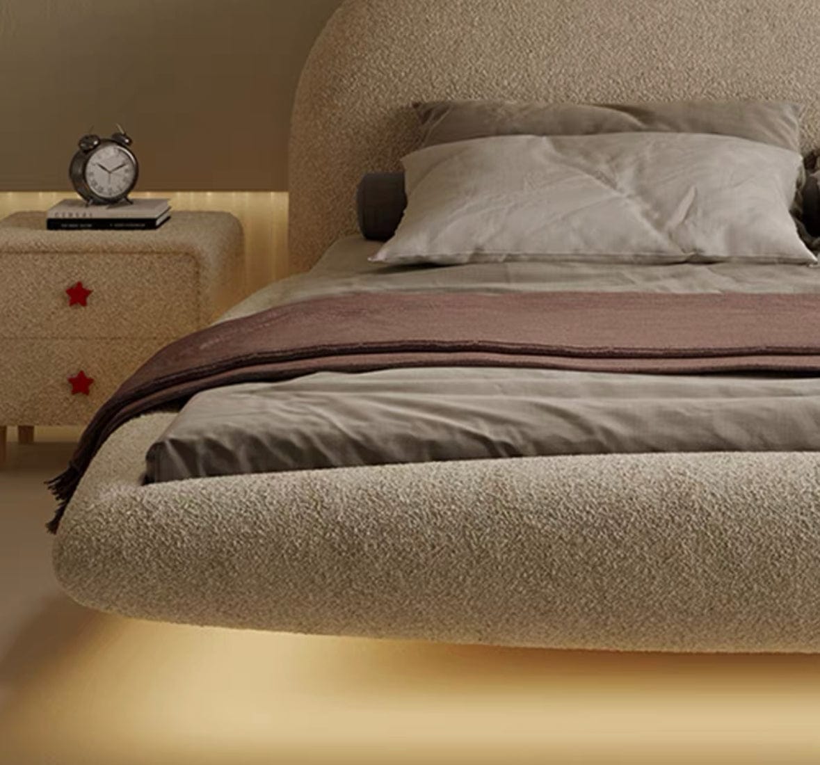 home-atelier-f31a Ria Boucle Floating Bed Frame