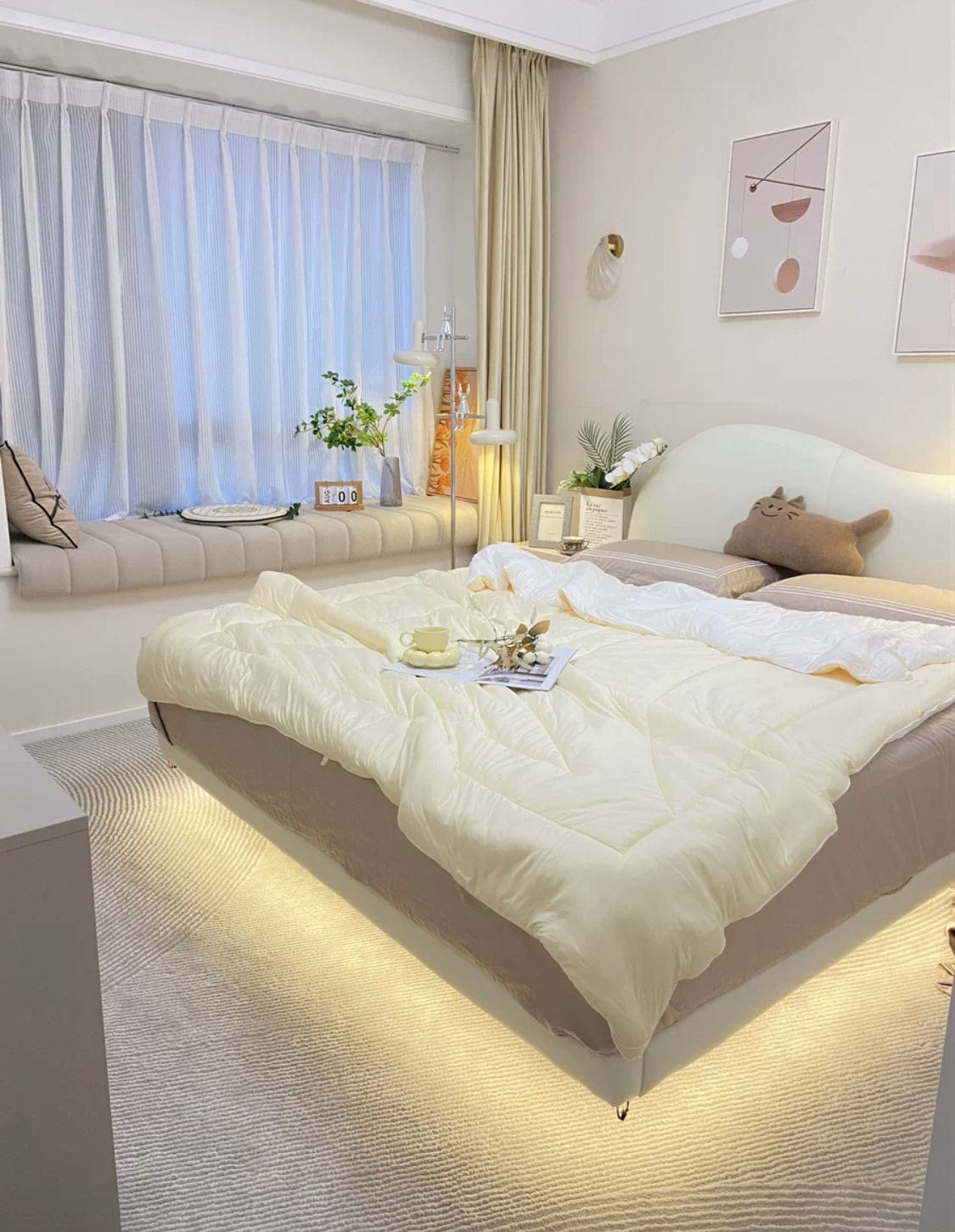 home-atelier-f31a Steph Floating Bed Frame
