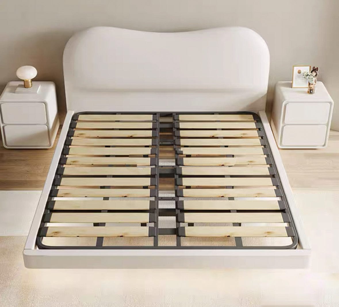home-atelier-f31a Steph Floating Boucle Bed Frame