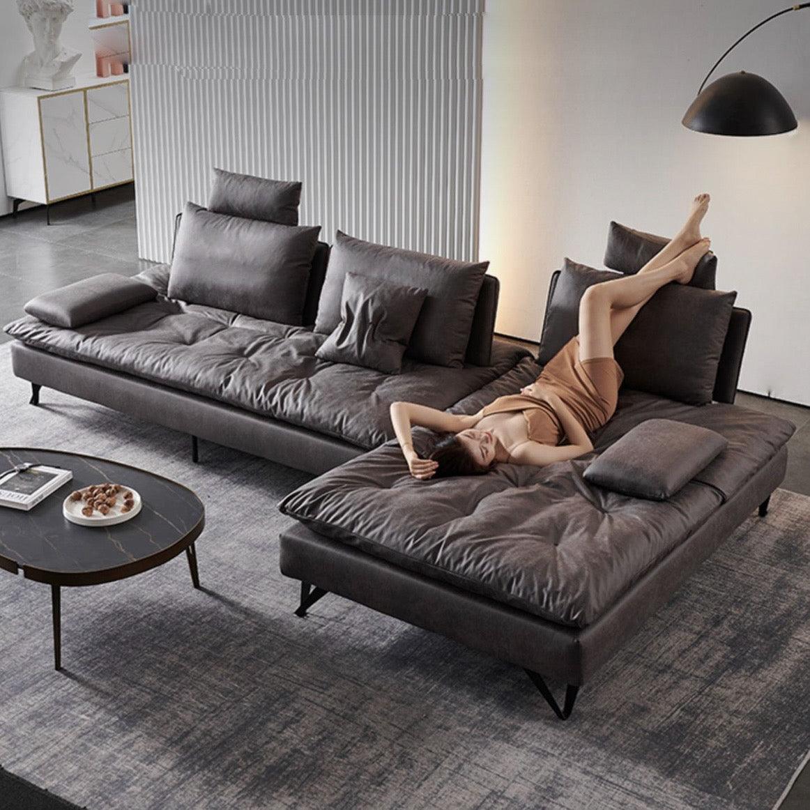 home-atelier-f31a Tania L-shape Slider Sofa
