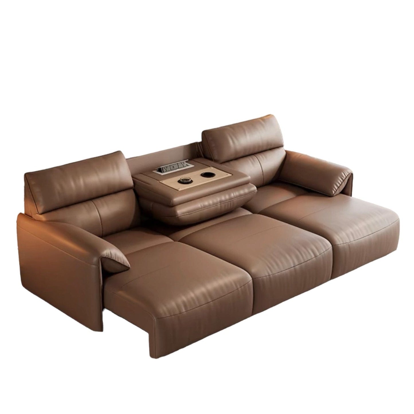 home-atelier-f31a Trevor Electric Leather Sofa Bed
