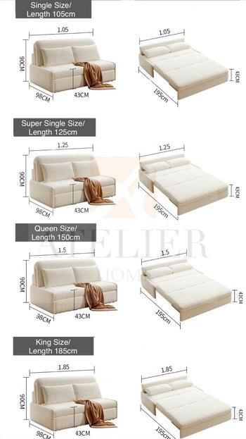 Home Atelier Fabian Electric Sofa Bed