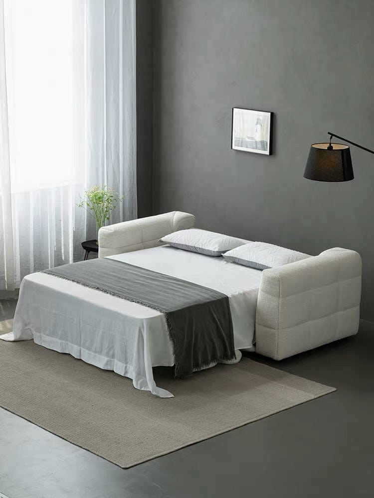Home Atelier Felix Performance Boucle Foldable Sofa Bed with Mattress