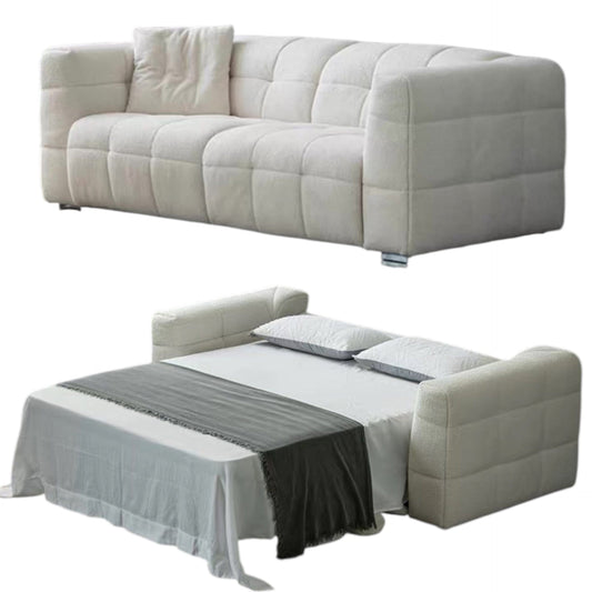 Home Atelier Felix Performance Boucle Foldable Sofa Bed with Mattress