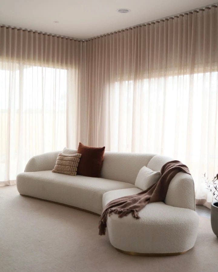 Home Atelier Finn Scratch Resistant Sectional Curve Sofa