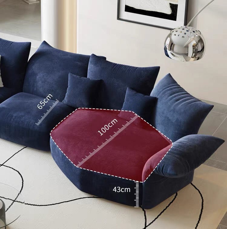 Home Atelier Floria Scratch Resistant Adjustable Backrest Sofa