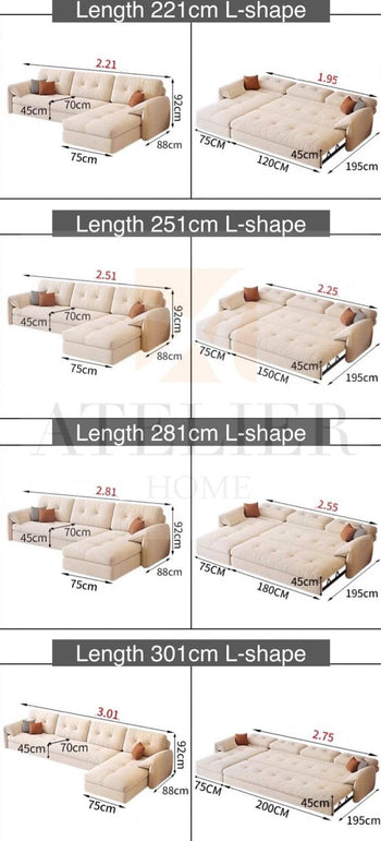 Home Atelier Freida Sofa Bed