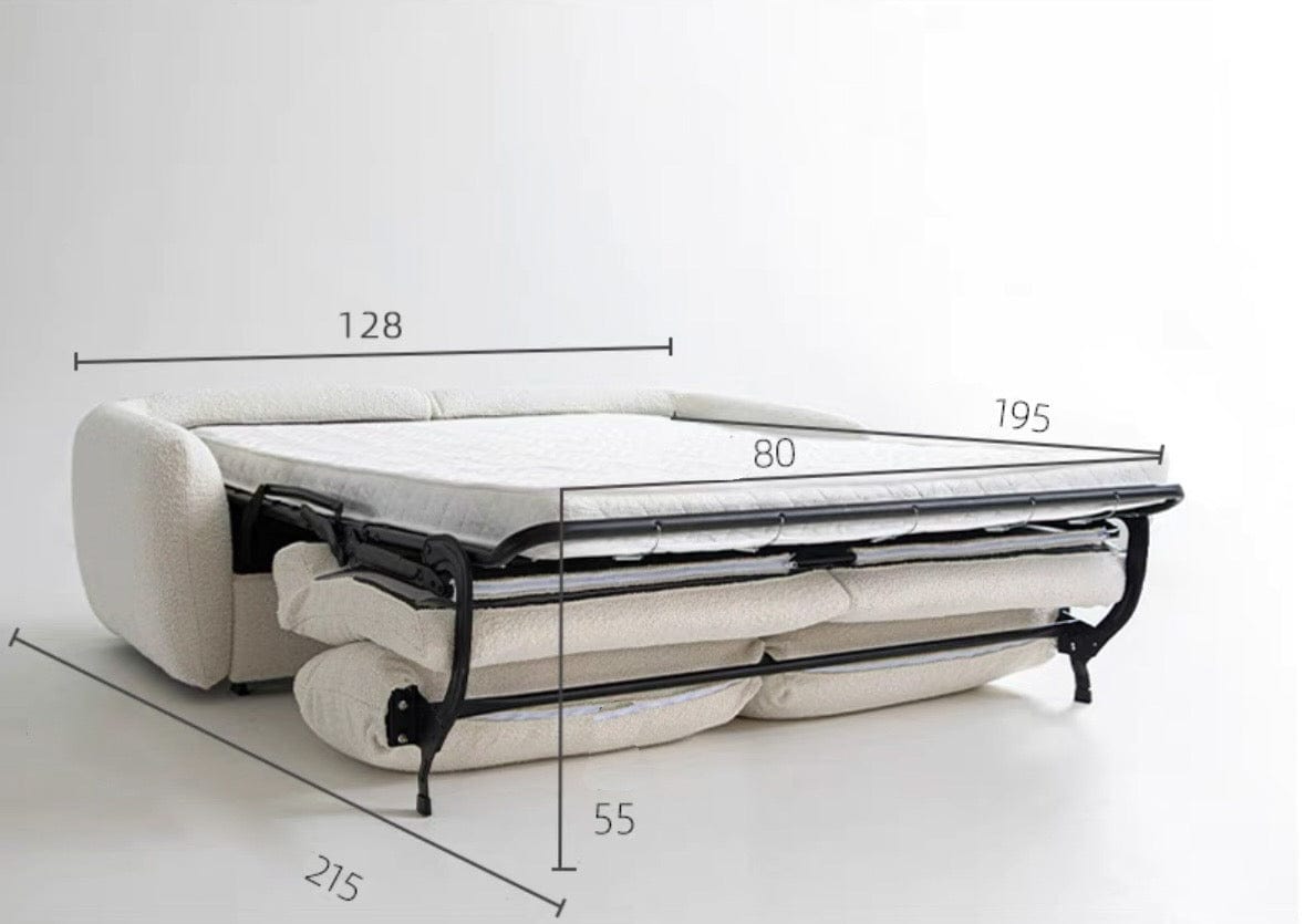 Home Atelier Gabriela Boucle Foldable Sofa Bed