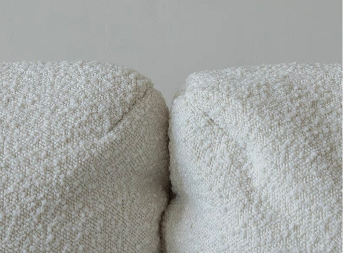 Home Atelier Gabriela Boucle Foldable Sofa Bed