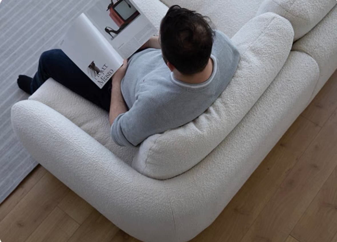 Home Atelier Gabriela Boucle Foldable Sofa Bed