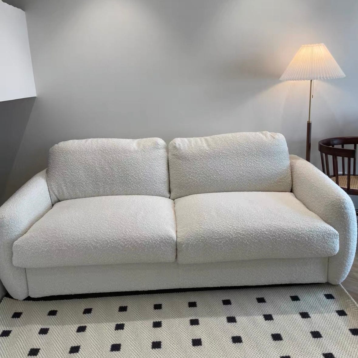 Home Atelier Gabriela Boucle Foldable Sofa Bed