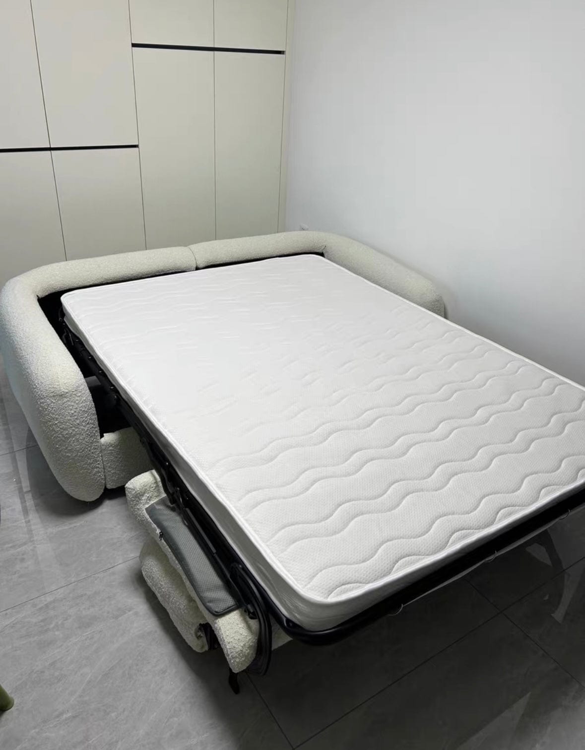 Home Atelier Gabriela Boucle Foldable Sofa Bed