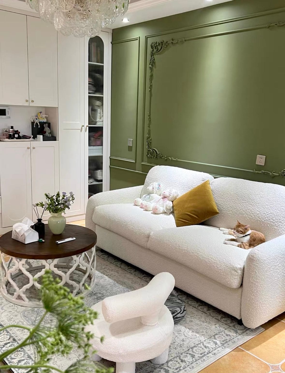 Home Atelier Gabriela Boucle Foldable Sofa Bed