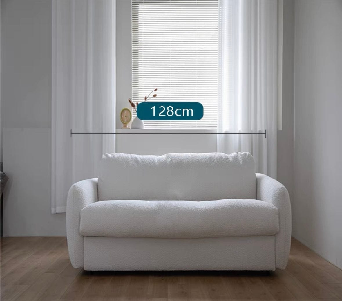 Home Atelier Gabriela Boucle Foldable Sofa Bed