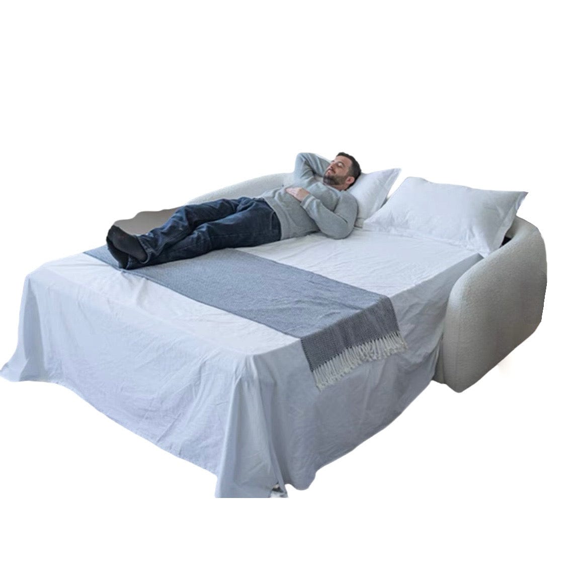 Home Atelier Gabriela Boucle Foldable Sofa Bed