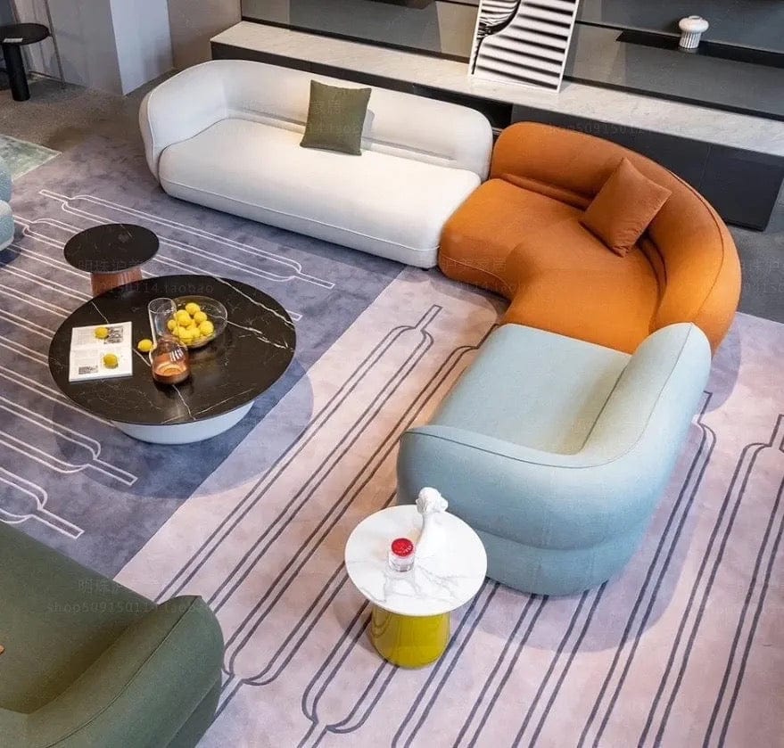 Home Atelier Gayle Sectional Curve Sofa