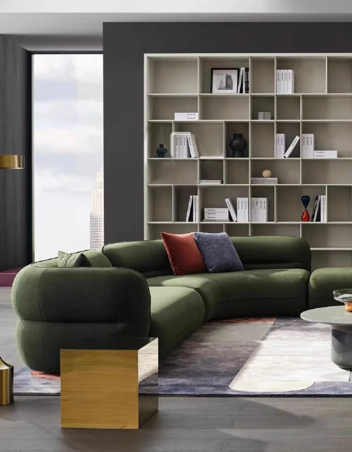 Home Atelier Gayle Sectional Curve Sofa