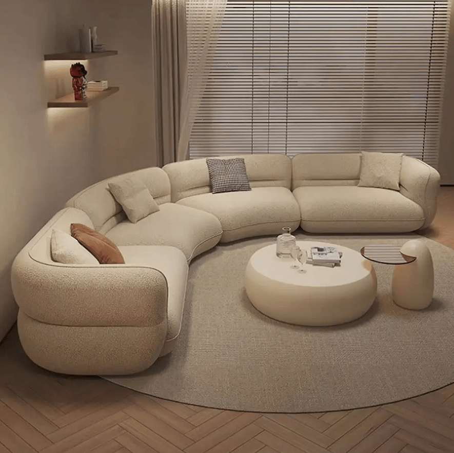 Home Atelier Gayle Sectional Curve Sofa