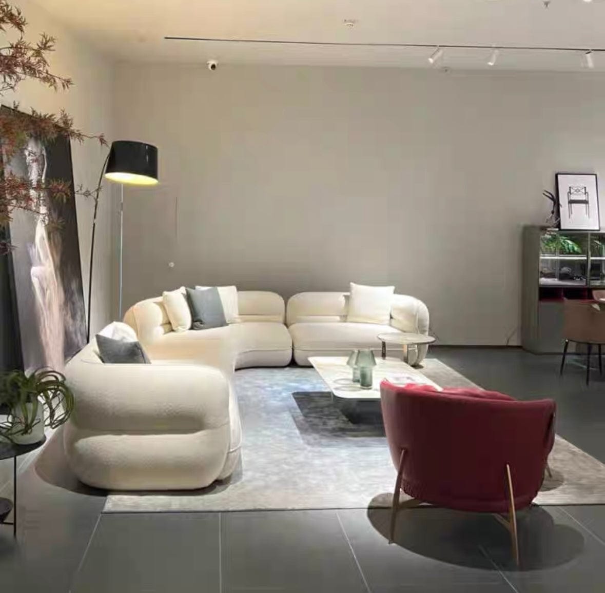 Home Atelier Gayle Sectional Curve Sofa