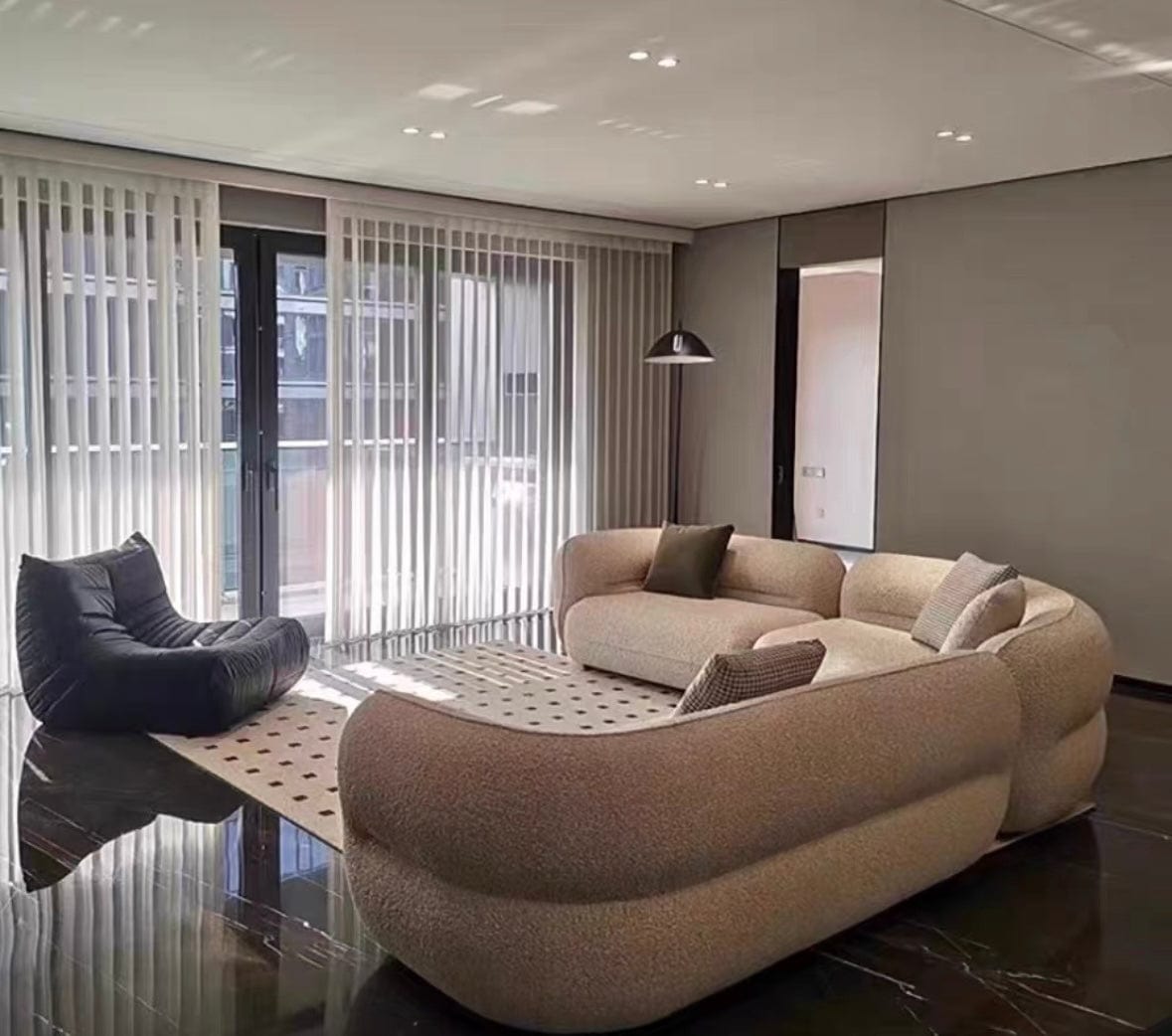 Home Atelier Gayle Sectional Curve Sofa