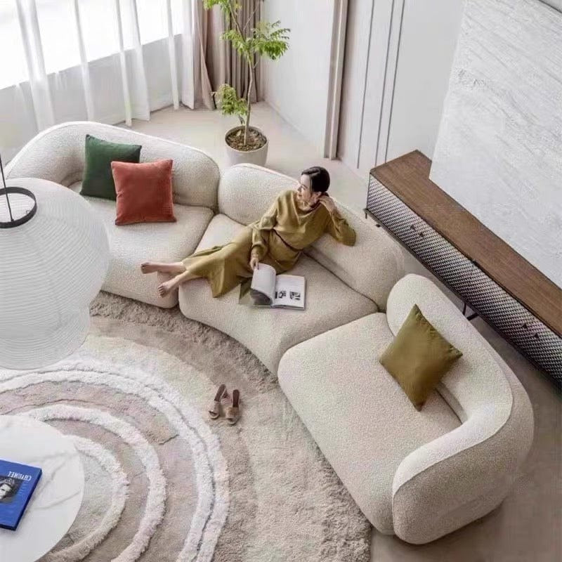 Home Atelier Gayle Sectional Curve Sofa