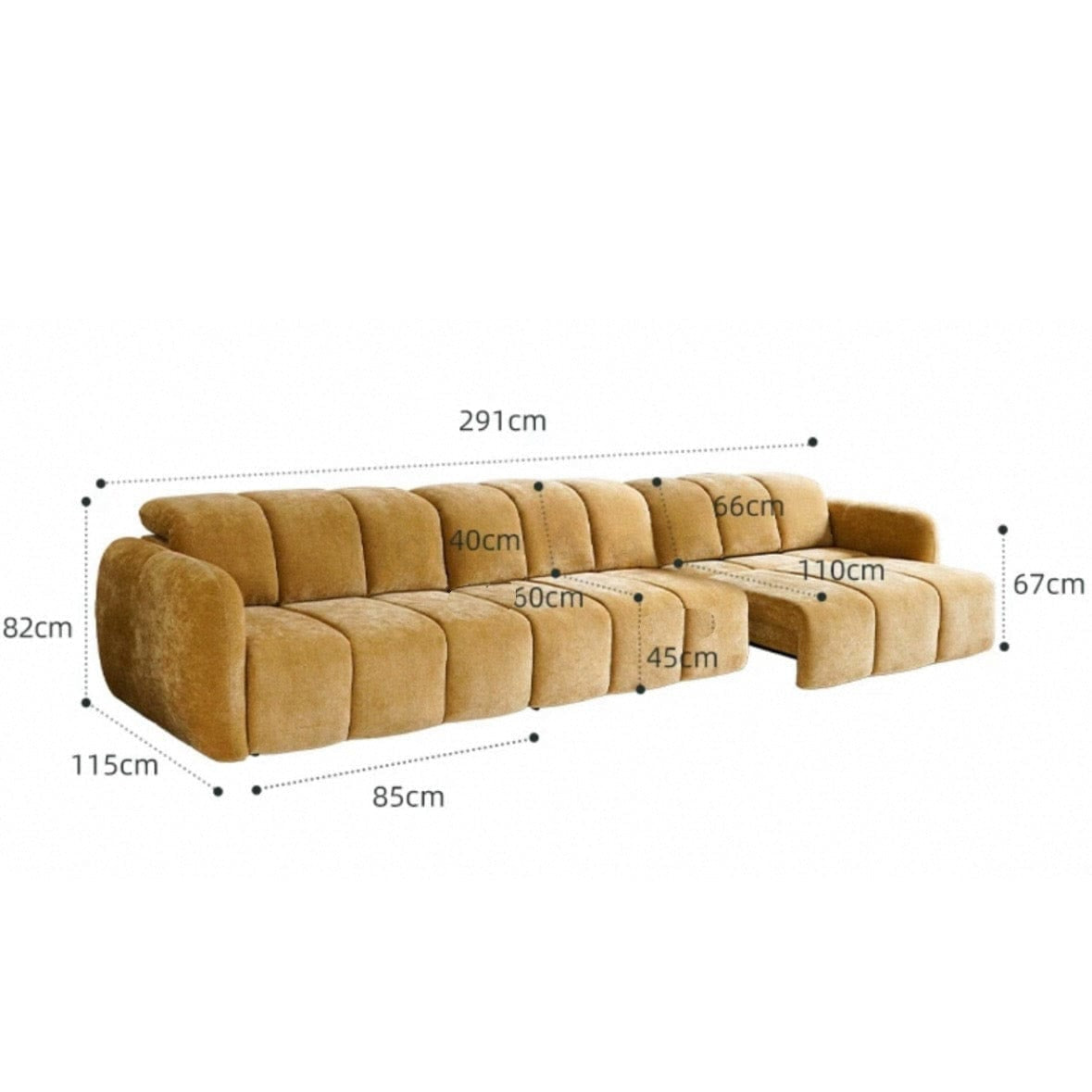 Home Atelier Gordon Scratch Resistant Electric Sofa Bed