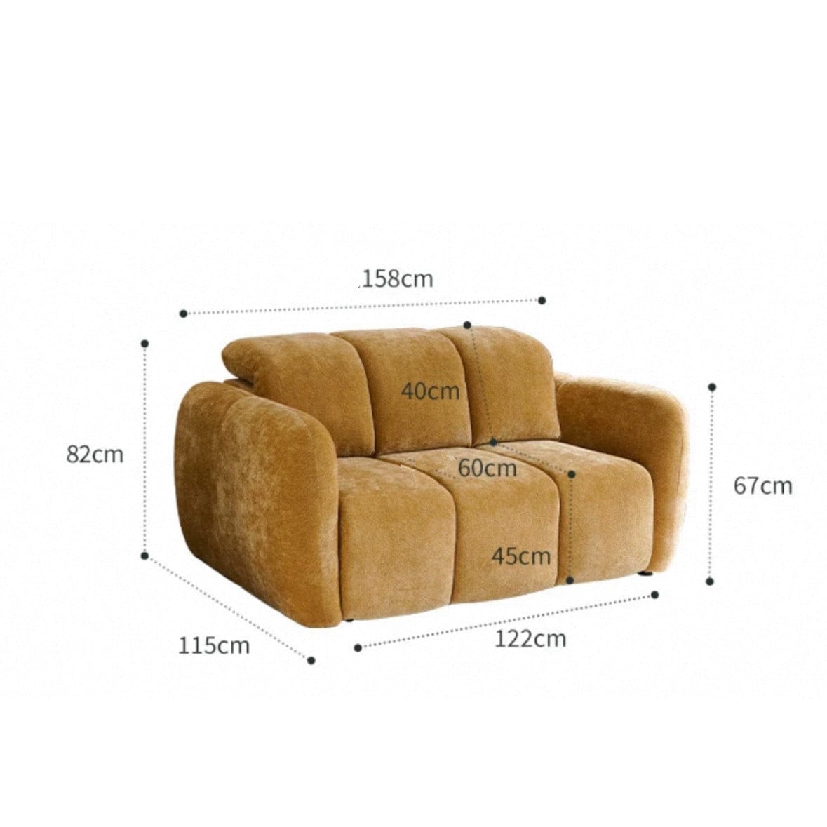 Home Atelier Gordon Scratch Resistant Electric Sofa Bed
