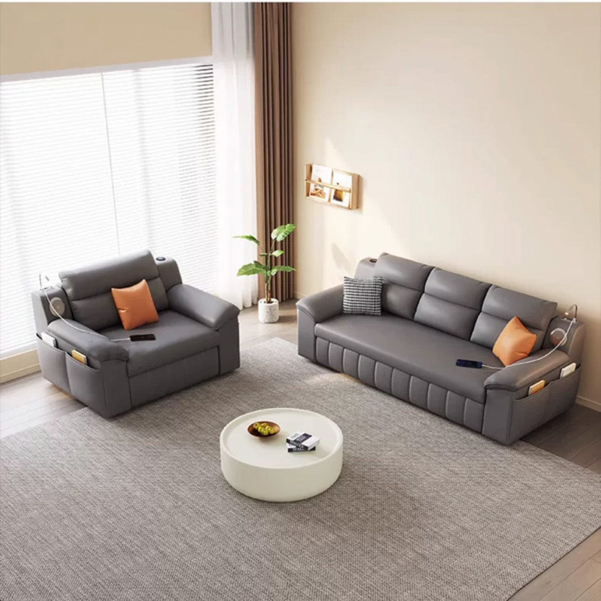 Home Atelier Gorgia Scratch Resistant Storage Sofa Bed